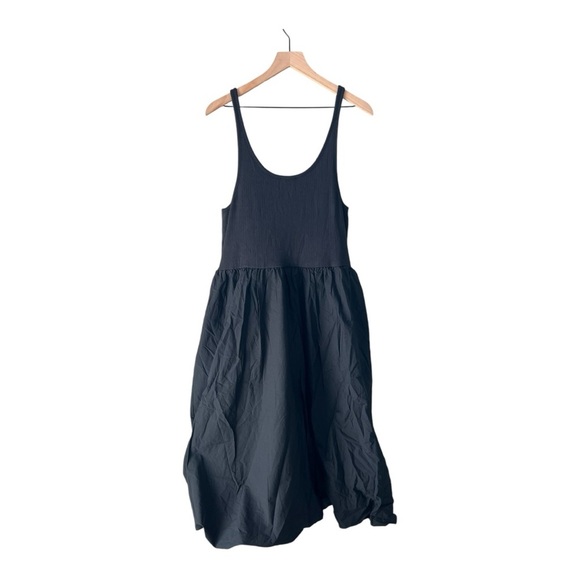 J.Crew Black Knit Mixy Bubble Hem Dress with Pockets Size XL Style BY828 NEW - Picture 10 of 14